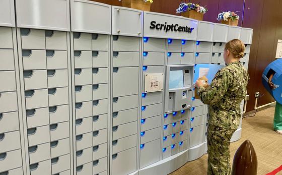 Naval Hospital Okinawa recently became the first overseas Navy facility where patients can pick up prescription refills 24/7 from a newly installed locker service.