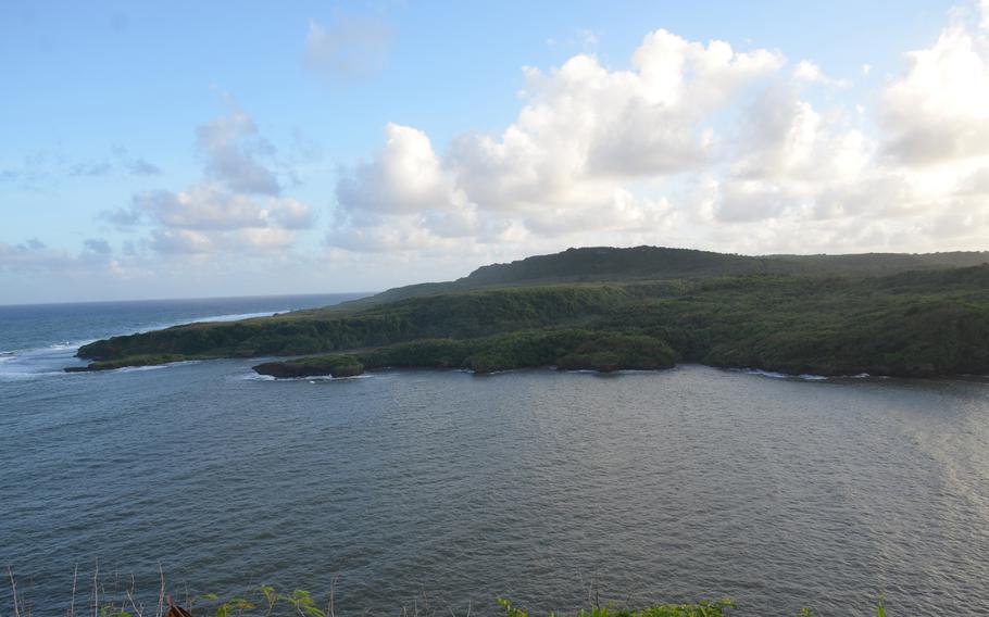 Approximately a third of Guam, pictured here on Dec. 10, 2022, is covered by unique limestone forests.