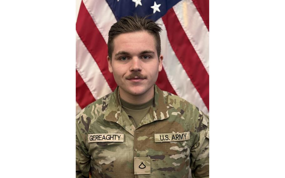 Photo of Pfc. Sean Gereaghty