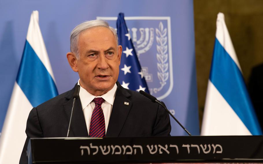 Israeli Prime Minister Benjamin Netanyahu in 2021