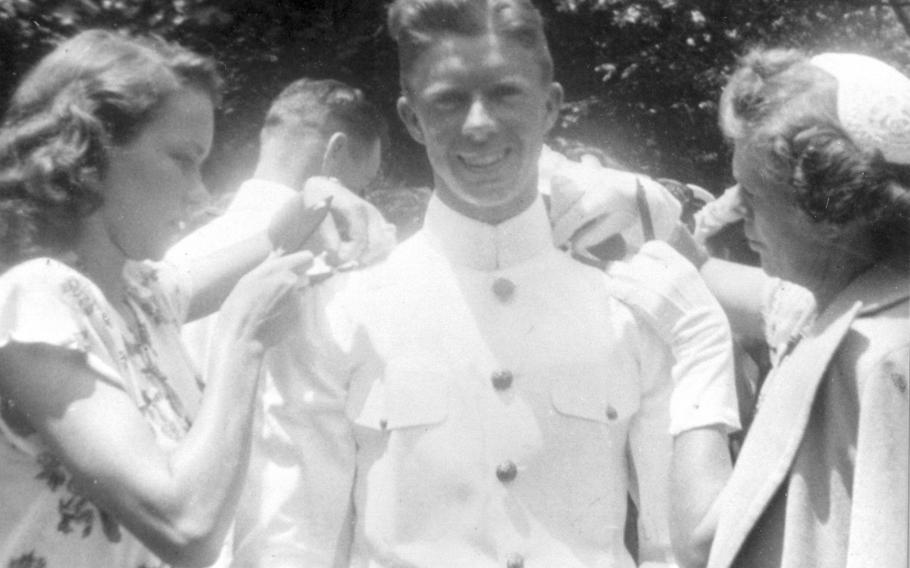 Graduation of Jimmy Carter from U.S. Naval Academy in 1946