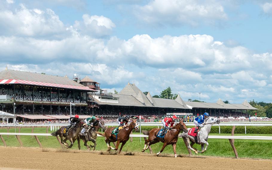 Saratoga is known for its racecourse, America’s oldest (1863) where during its heyday, patrons such as actress Lillian Russell and her paramour, gambler Diamond Jim Brady, could be spotted hobnobbing with assorted Whitneys, Vanderbilts and Duponts. 