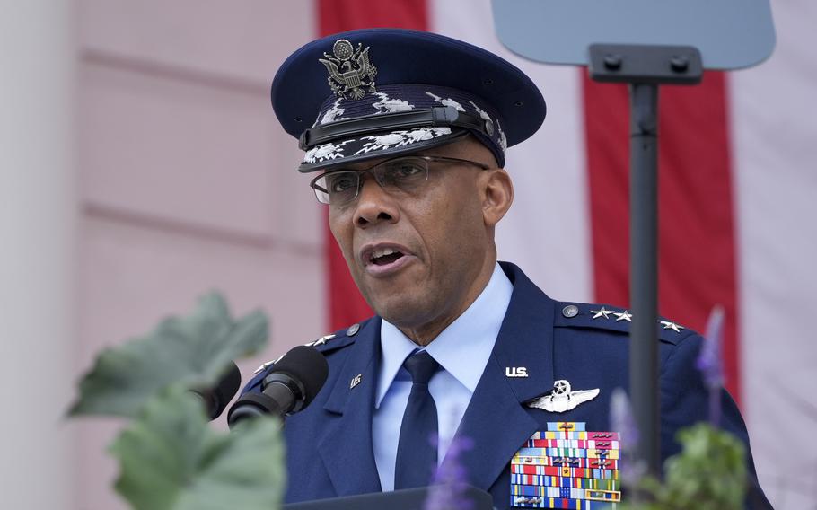 Gen. CQ Brown, chairman of the Joint Chiefs of Staff, arrived in Botswana on Monday, June 24, 2024, as the U.S. faces a critical inflection point in Africa. 