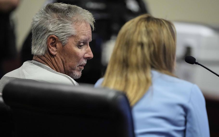 Colin Gray sits in the Barrow County courthouse