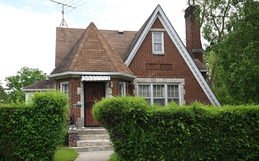 The home of accused ISIS supporter Jibreel Pratt on May 28, 2024, in Detroit.