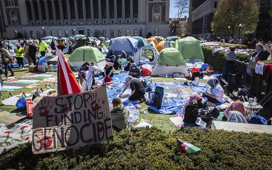 Pro-Palestinian student protests target colleges’ financial ties with ...