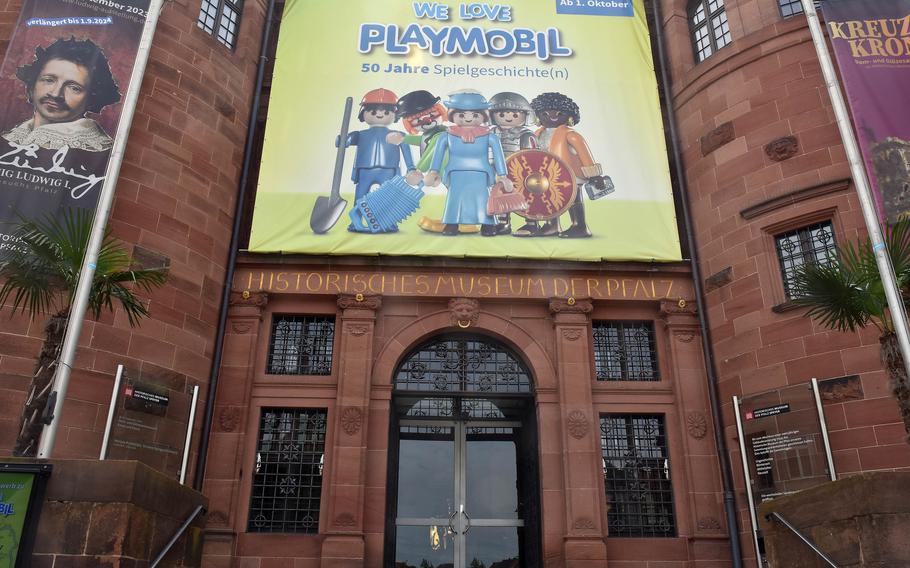 An interactive exhibition at the Historical Museum of the Pfalz in Speyer, Germany, celebrates 50 years of the German toy Playmobil. The “We Love Playmobil” display runs through Sept. 15.