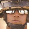 Tahweelah, Iraq, Feb. 19, 2009: Reflected in the glasses of an Iraqi soldier, 1st Lt. Javier Avila, 3rd Platoon leader for Company A, Task Force 3-66 Armor, and Lt. Zafer from the Iraqi army, coordinate a patrol in the village of Tahweela, Iraq. The operation aims to bring the "clear, hold and build" strategy to the southern Balad-Ruz District of Iraq's Diyala province. 

Read the 2009 article on Task Force 3-66's operations and see additional photos here. 

META TAGS: Operation Iraqi Freedom; U.S. Army; Operation Dark Wolf Pursuit One; Task Force 3-66 Armor; Diyala province; Iraqi army; Sunni insurgents; 