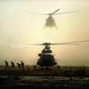 Kunduz, Afghanistan, Oct. 7, 2015: Men run from an Afghan air force Mi-17 helicopter as it lands at a military base outside of Kunduz city. Aircraft played a major role in shuttling reinforcements and supplies after Taliban forces seized the city and blocked roads.

Read Josh Smith's article on the aerial lifeline here. 
https://www.stripes.com/migration/afghan-aircraft-form-lifeline-to-besieged-cities-1.373263

META TAGS: Operation Freedom Sentinel; Afghanistan; Afghan Army; Wars on Terror