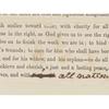 This famous paragraph from Lincoln's Second Inaugural Address, delivered March 4, 1865, bears what might be his fingerprints. MUST CREDIT: Library of Congress