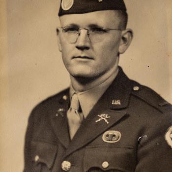 Army 1st Lt. Lee Jackson Bowers, grandfather of Command Sgt. Maj. Vern Daley, participated in D-Day airborne operations on June 6, 1944.