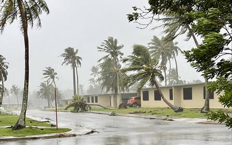 Guam feels ‘full strength’ of Typhoon Mawar as storm approaches | Stars ...