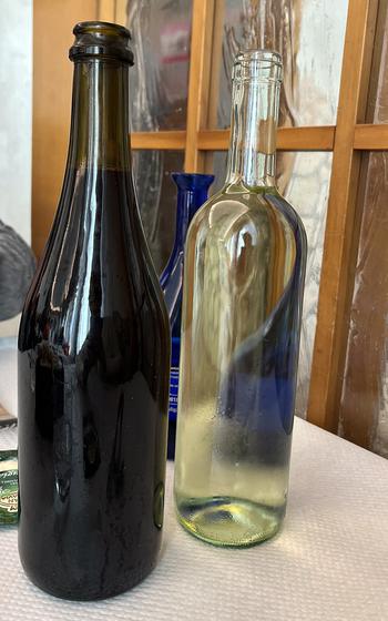 At Le Quattro Stagione in Longare, Italy, tables are set with bottles of house red and white wine. Customers are charged based on what they drink.