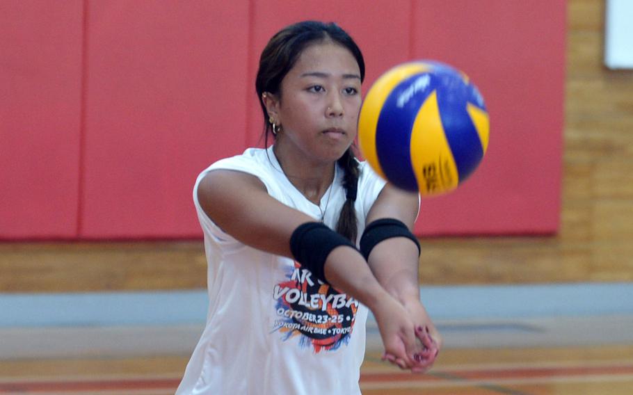 Senior Pia Lagrito has been with E.J. King's volleyball team going on four seasons.