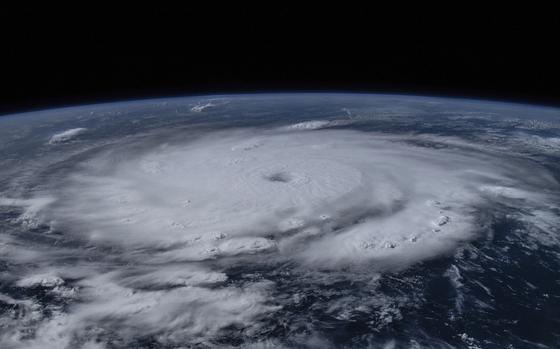 This image provided by NASA shows Hurricane Beryl from the International Space Station on Sunday, July 1, 2024. Beryl was roaring toward Jamaica on Wednesday, July 3, with islanders scrambling to make preparations after the powerful Category 4 storm earlier killed at least six people and caused significant damage in the southeast Caribbean.  