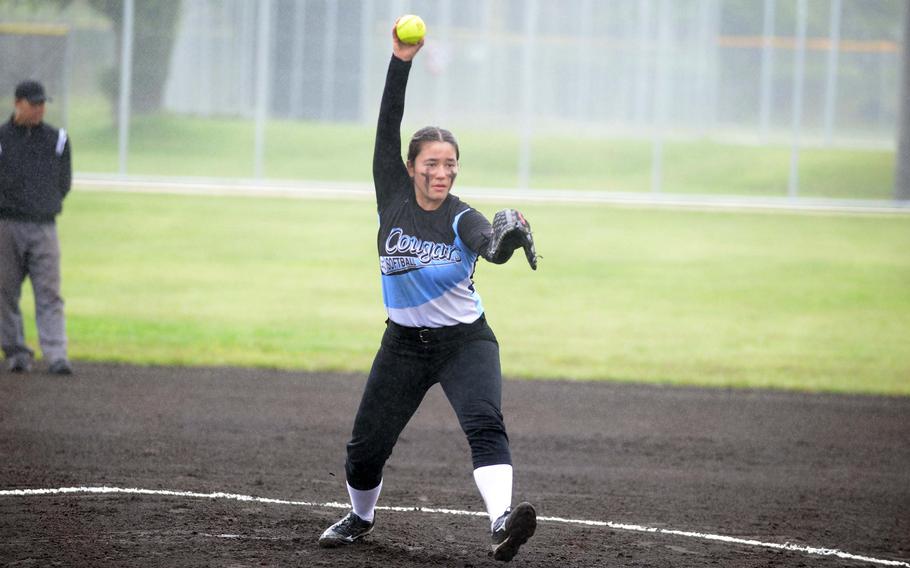 Osan junior Hanna Rutland played volleyball, basketball and softball for the Cougars.