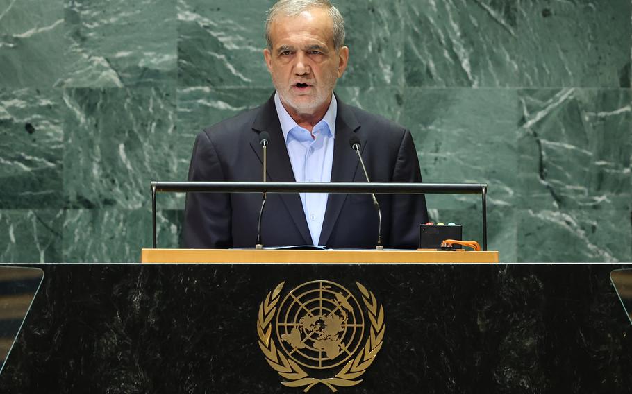 Masoud Pezeshkian, president of Iran