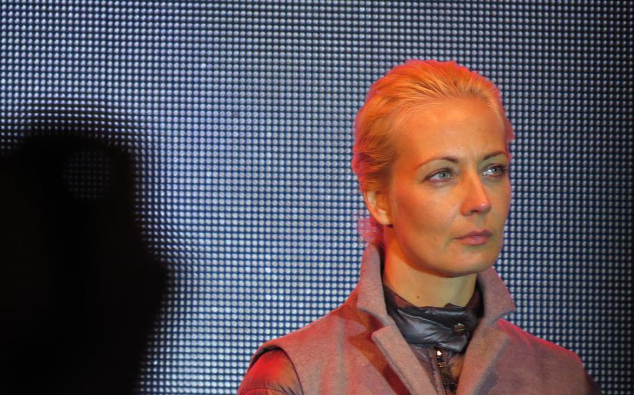 Yulia Navalnaya at a concert-rally in support of Alexei Navalny on September 6, 2013. Navalnaya, the widow of Navalny, Russian President Vladimir Putin’s most formidable opponent, vowed to carry on her husband’s crusade against the Russian regime.