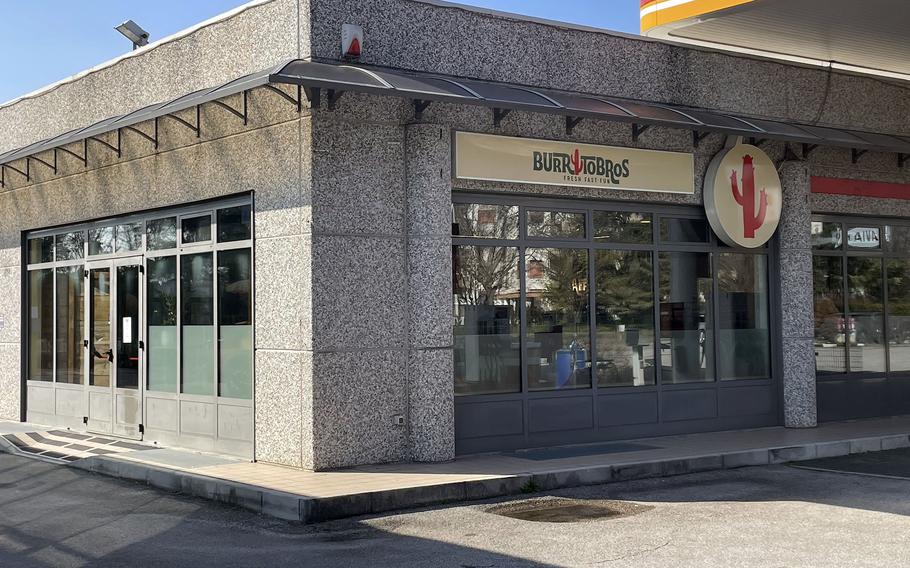 A burrito shop near Aviano Air Base, Italy.