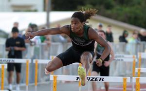 Kubasaki senior Carlos Cadet clocked 14.61 in the 110 hurdles, breaking the old Pacific record by .46 seconds.