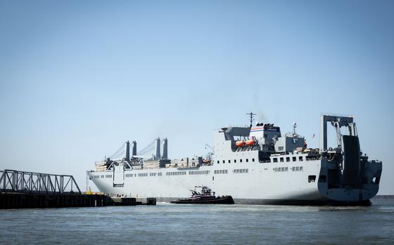 NEWPORT NEWS, Va. (Mar. 21, 2024) - Contract Mariners aboard MV Roy ...