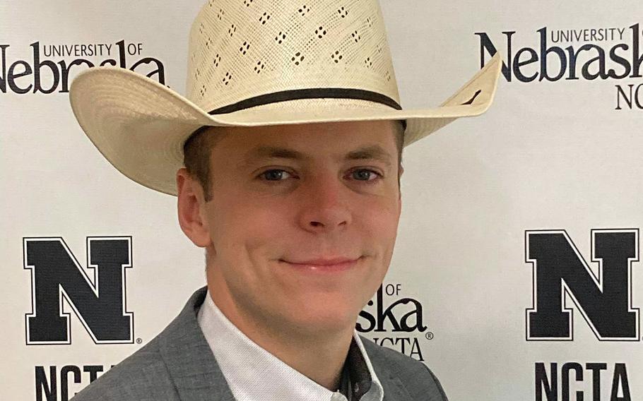 Jaden Clark, a specialist in the Nebraska Army National Guard, will serve as Nebraska College of Technical Agriculture’s rodeo coach. Clark has plenty of experience in the saddle but must complete a series of challenges to earn his spurs as an Army scout.