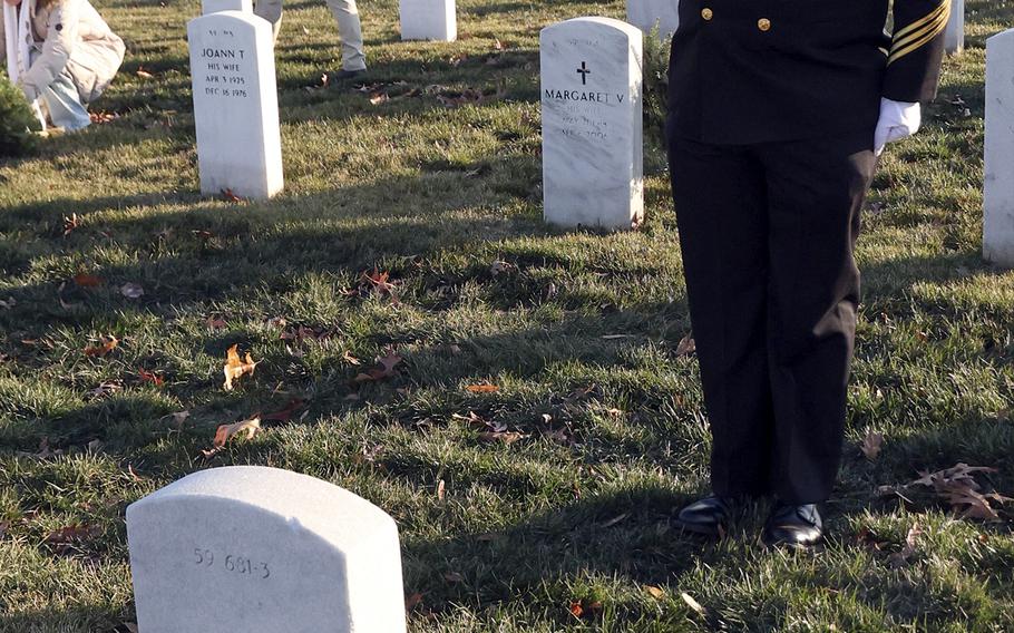 Wreaths Across America at Arlington National Cemetery, Dec. 14, 2024.