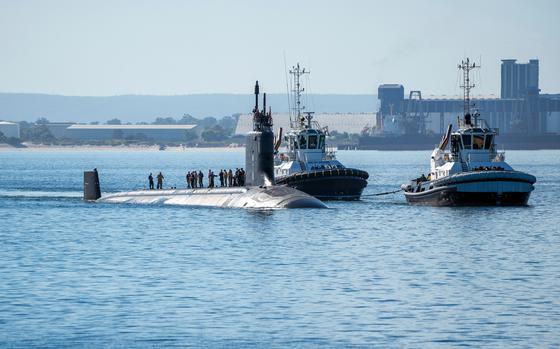 Virginia-class fast-attack submarine USS Minnesota 