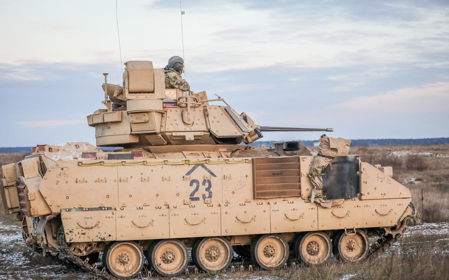 US to send 'tank-killer' Bradley Fighting Vehicles to Ukraine as part of  new aid package | Stars and Stripes