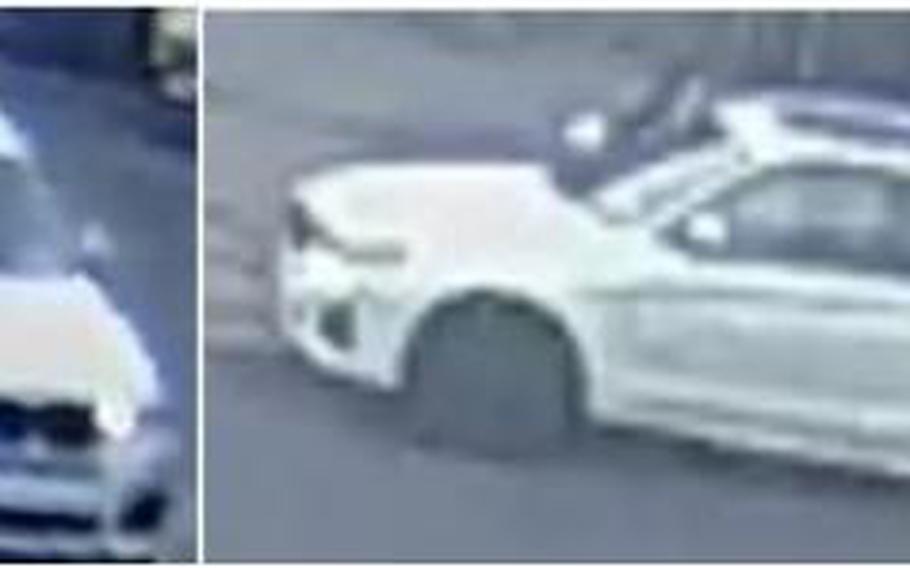 D.C. police are looking for this vehicle they believe was used in some of a series of robberies that occurred Monday in and around the Capitol Hill area. 