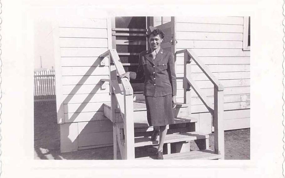 Romay Johnson Davis served in the 6888th Central Postal Directory Battalion, the only predominantly Black unit of the Women’s Army Corps to serve overseas during World War II. 