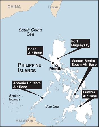 Philippines names 4 new military camps for U.S. forces
