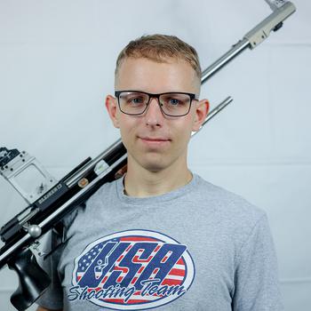 Army Sgt. Ivan Roe teamed up with Sgt. Sagen Maddalena in the 10-meter air rifle mixed team event during the 2024 Paris Olympics on Saturday, July 27, 2024, at the Chateauroux Shooting Centre in Deols, France. Roe and Maddalena totaled 624.9 points.