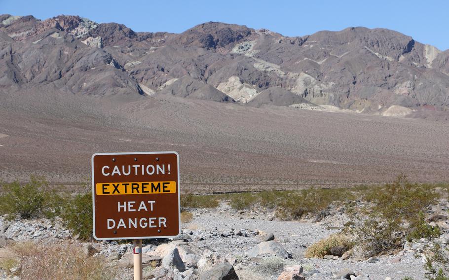 Death Valley, Calif., registered an average July temperature of 108.5 degrees, the highest monthly value ever recorded among thousands of weather stations around the globe.