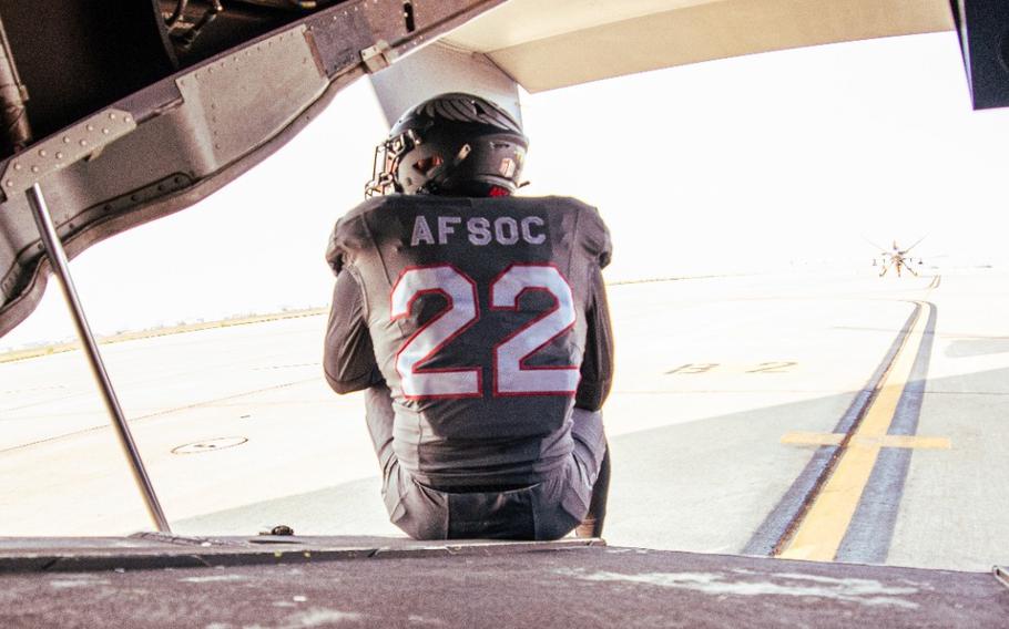 The Air Force Falcons unveiled a special uniform that will honor Air Force Special Operations Command.