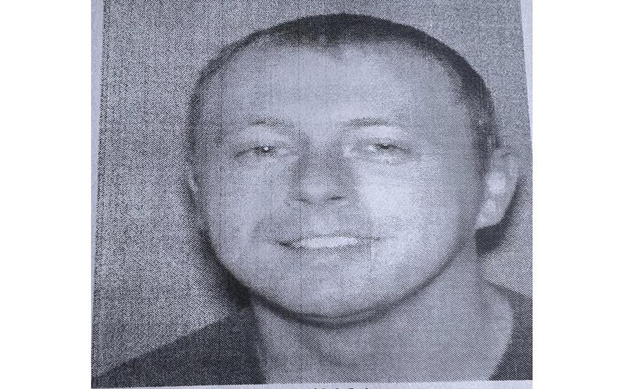 An image released by the London Police Department shows Joseph A. Couch, a person of interest in the Sept. 7, 2024, shootings on Interstate 75 near London, Ky.