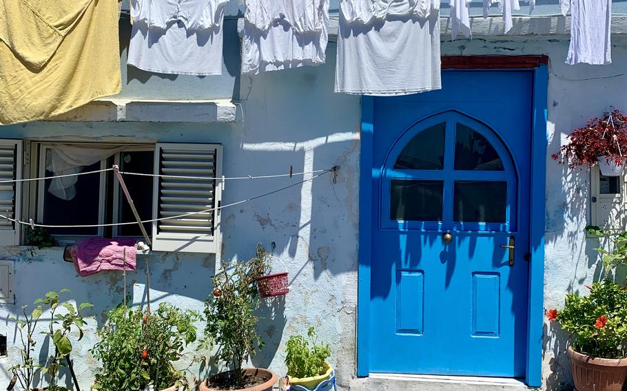 The streets of Procida are filled with colorful buildings, which serve as residences, shops and businesses. 