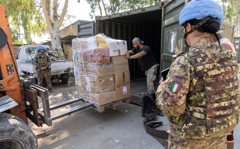 U.N. peacekeepers in Lebanon