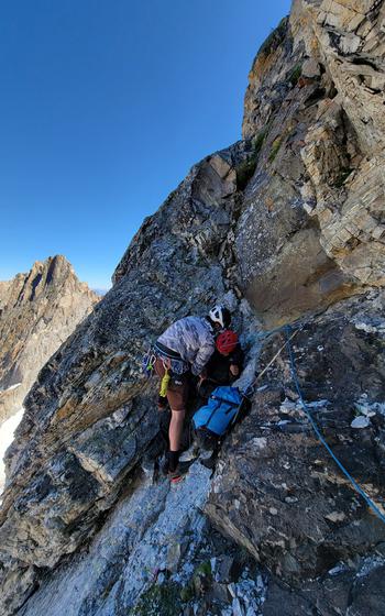 The Idaho Army National Guard State Aviation Group assisted the Custer County Search and Rescue Unit in rescuing an injured hiker on Thompson Peak in the Sawtooth Range outside of Stanley, Idaho, on July 6.