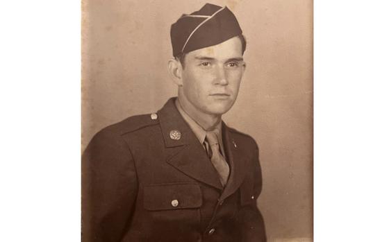 Arthur Crossland in uniform.