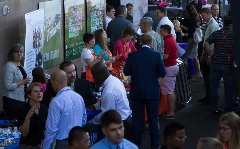 Military career fair in 2014.