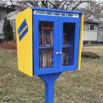 A Free Blockbuster in Edmonton, Alberta. 