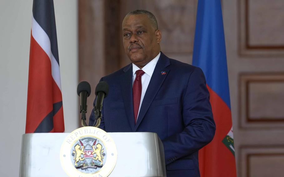 Haiti Prime Minister Garry Conille.