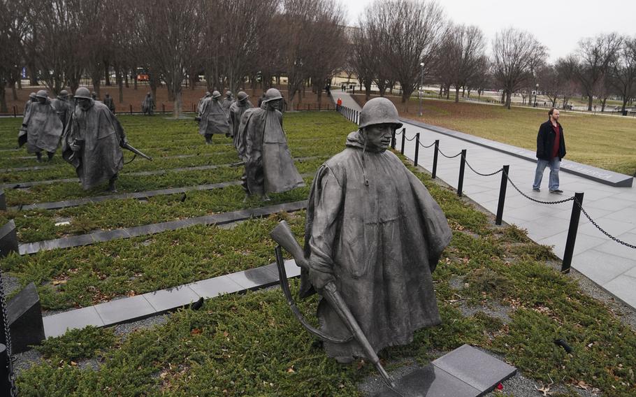 The Korean War Veterans Memorial in Washington was established in 1995 and expanded last year with the addition of the Wall of Remembrance, which includes names of 36,000 Americans and 7,100 of the Korean Augmentation to the U.S. Army.