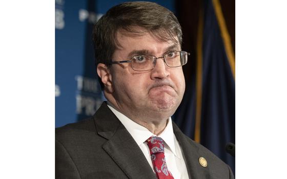 Robert Wilkie at the National Press Club in Washington, D.C., in November 2019.