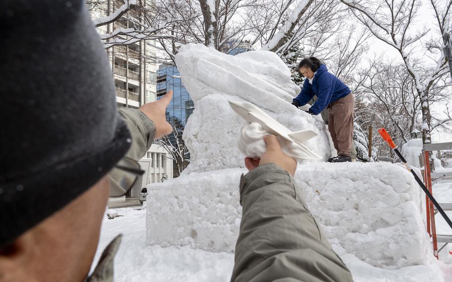 Sapporo Snow Festival in Japan.