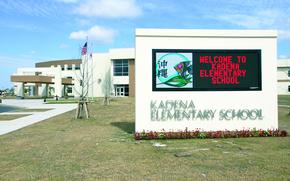 Kadena Elementary, the first "21st century" school on Okinawa, opened its doors on Feb. 28, 2018.
