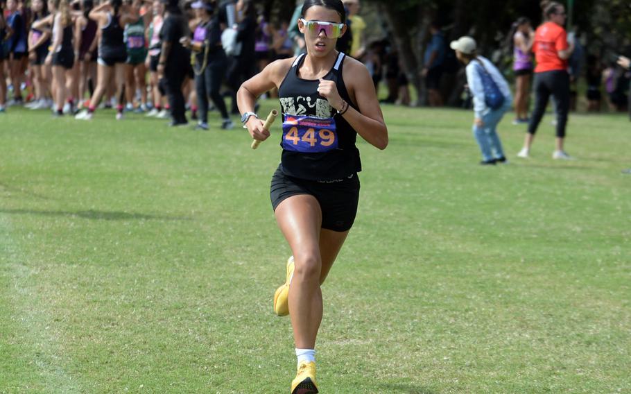 Cassandra Jarzabek runs.