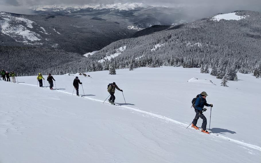 The slopes where the Army’s elite 10th Mountain Division trained for winter warfare in World War II now provide winter recreation opportunities at the Camp Hale monument in Colorado.