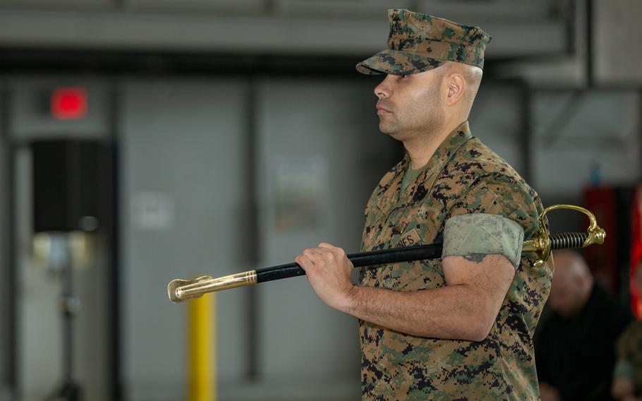 A relief and appointment ceremony held for Marine Corps Air Facility Quantico at Marine Corps Air Facility Quantico, Va., on March 11, 2020. Marine Corps Sgt. Maj. Charlie Clawson was relieved of his duty as MCAFQ sergeant major.